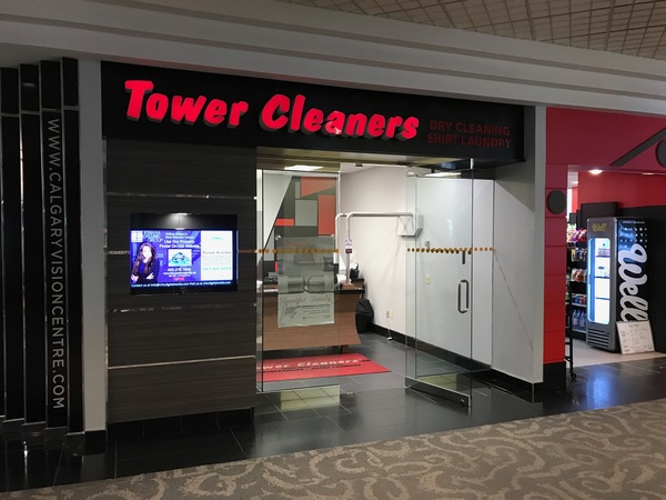 Gulf Canada Square Tower Cleaners store. #208, 401 - 9 Ave SW, Calgary, Alberta, (403) 269-5575