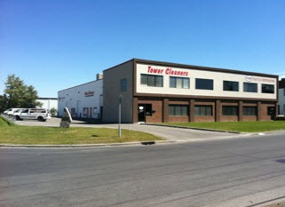 Main Plant Tower Cleaners store. 402 - 53 Ave SE, Calgary, Alberta, (403) 262-3791